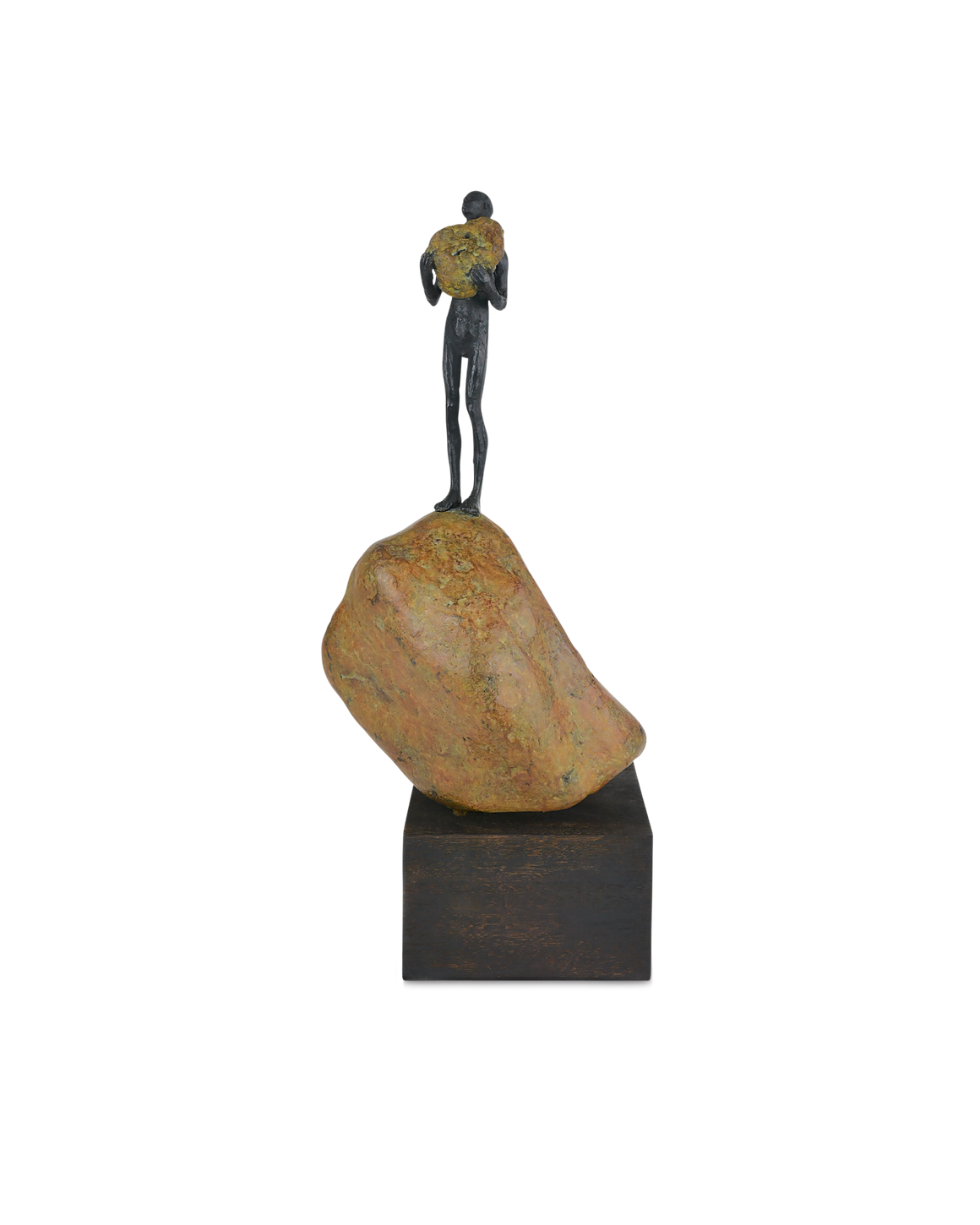 Man on Rock Medium Bronze