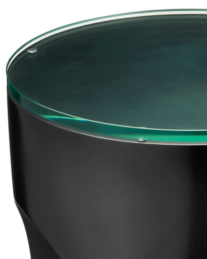Lemy Black Drinks Table