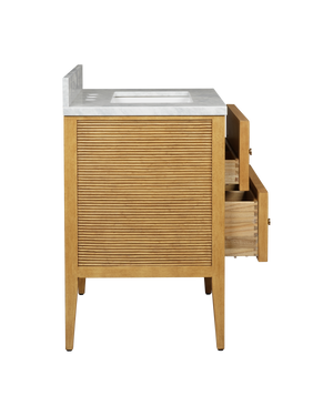 Santos 28" Sea Sand Vanity with Rectangular Undermount Sink