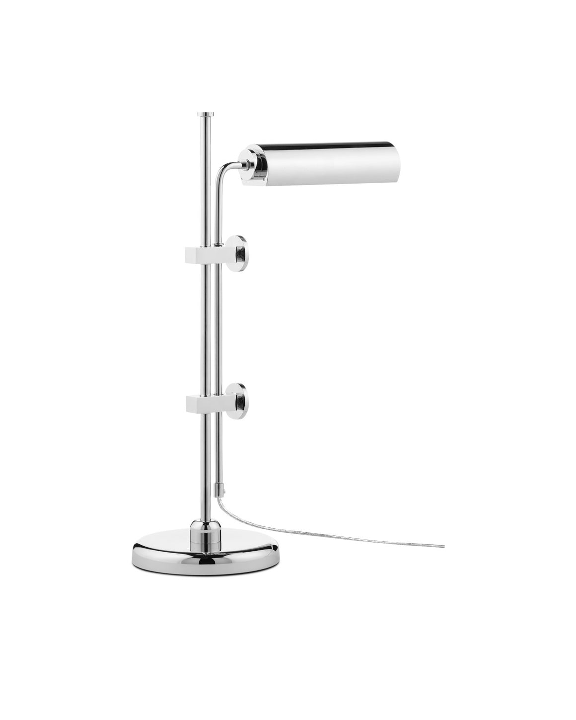 Satire Nickel Table Lamp