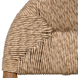 Laredo Counter Stool, Teak with Synthetic Woven