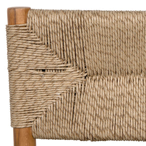 Franco Side Chair, Teak with Synthetic Woven