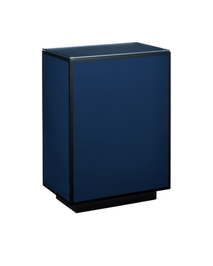 Navy Lacquer Side Table