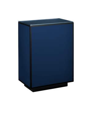 Navy Lacquer Side Table