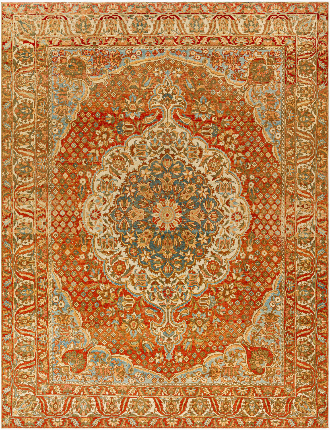 Surya Antique One of a Kind AOOAK-1075 Handmade Rug