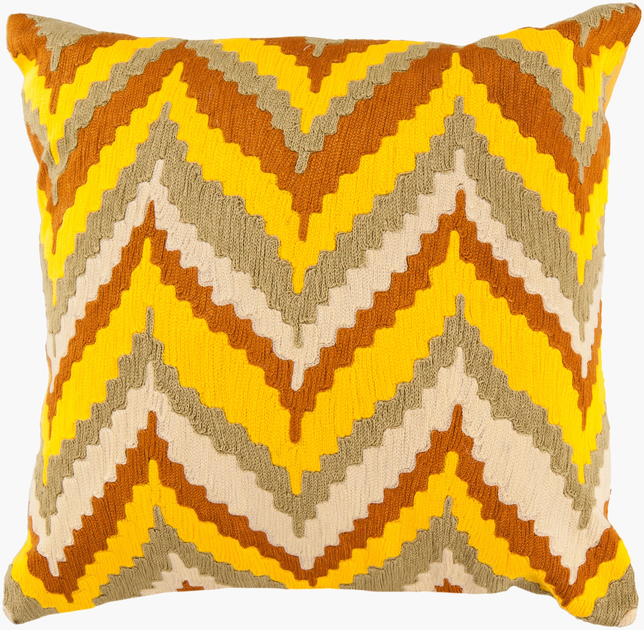 Surya Ikat Chevron AR-055 Accent Pillow