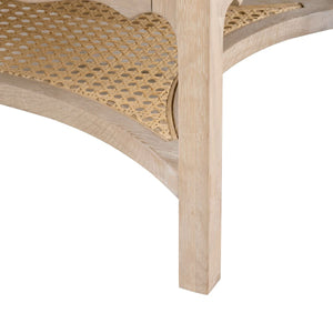 Arianna 1-Drawer Side Table - Sand