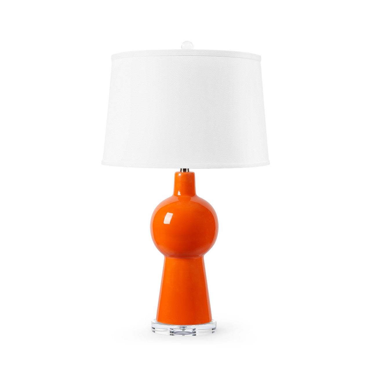 Astrid Lamp Without Shade, Carnelian Orange | Astrid Collection | Villa & House