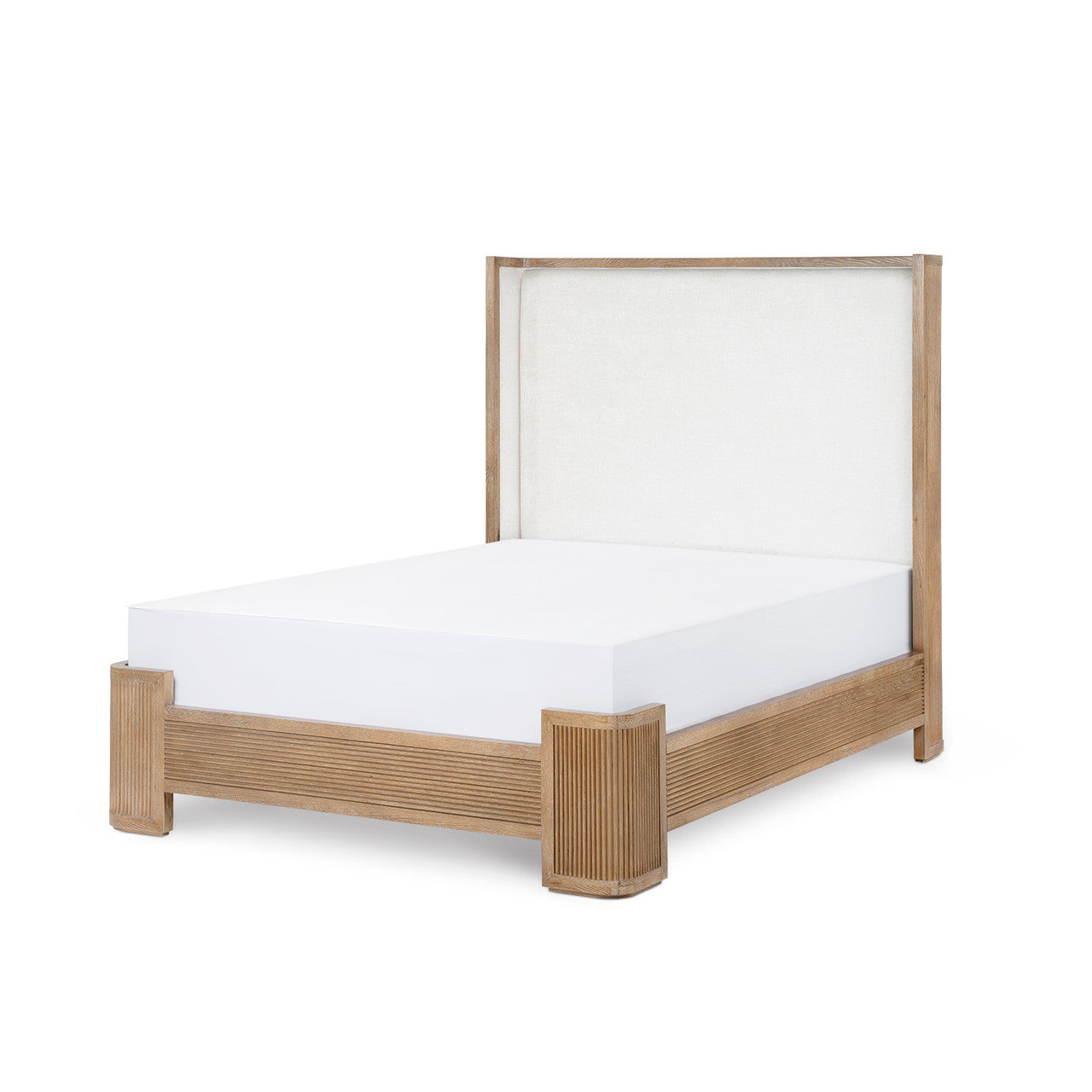 Atlas Queen Bed, Soft Glow Oak | Atlas Collection | Villa & House