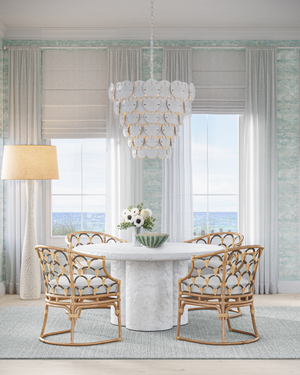Tulum Extra Large White Chandelier