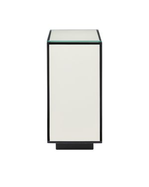 Ivory Lacquer Side Table