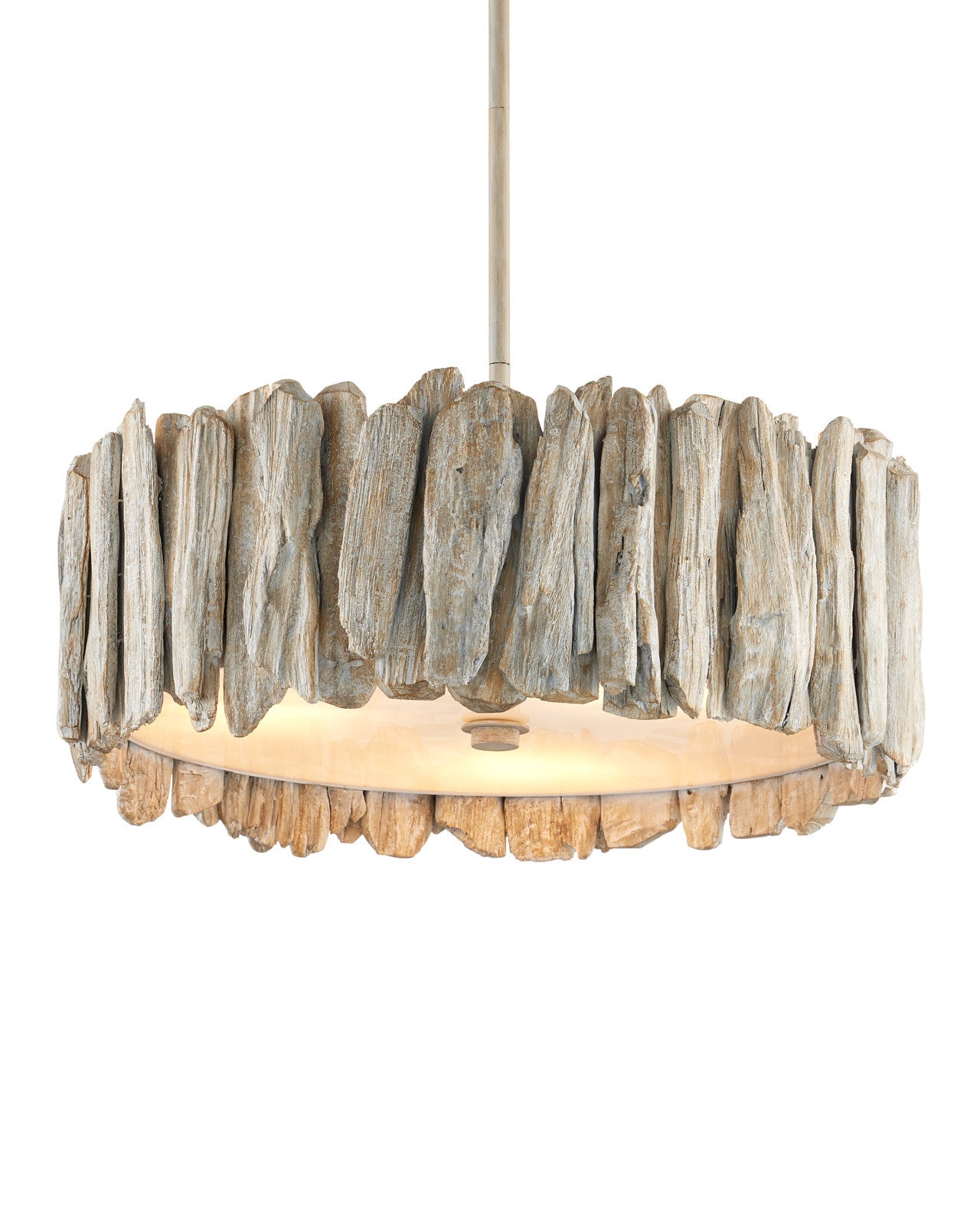 Driftwood Whitewash Semi-Flush Mount