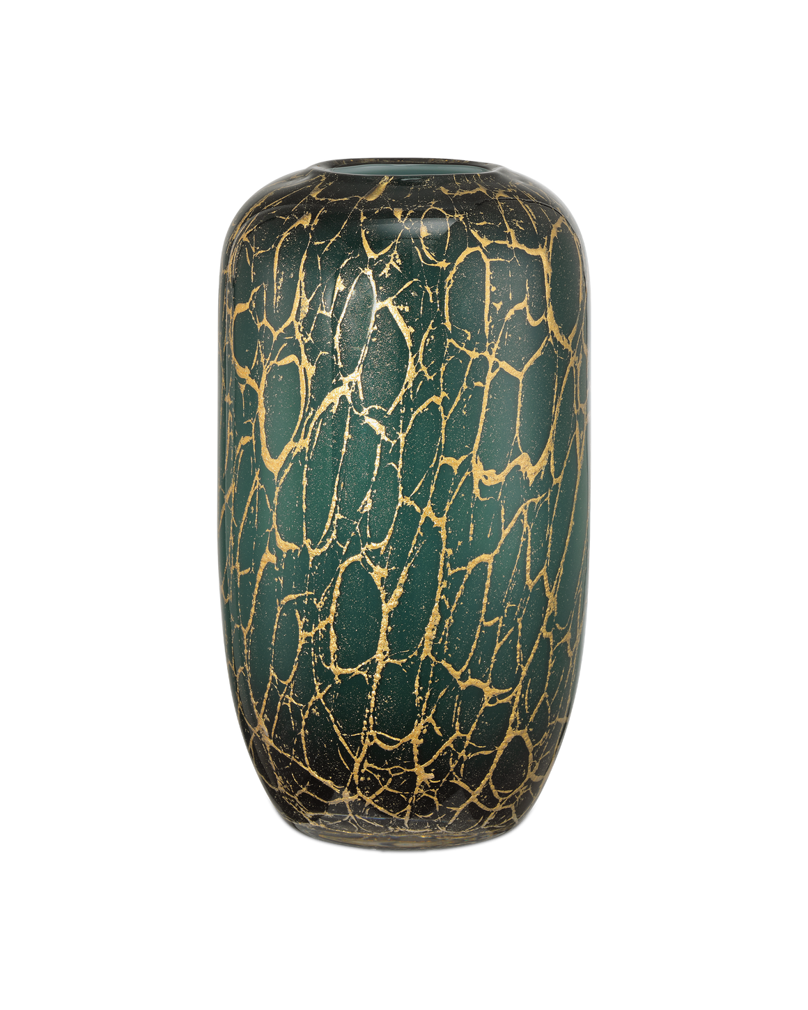 Vitry Green & Gold Vase