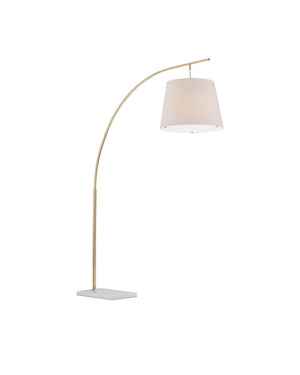 Cloister Large Brass Floor Lamp
