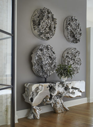 Cast Root Swirling Wall Sculpture