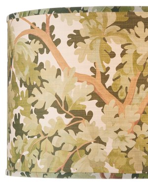 Woodland Green Drum Lamp Shade