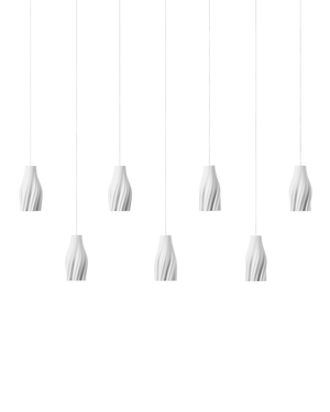 Posh 7-Light Linear Multi-Drop Pendant