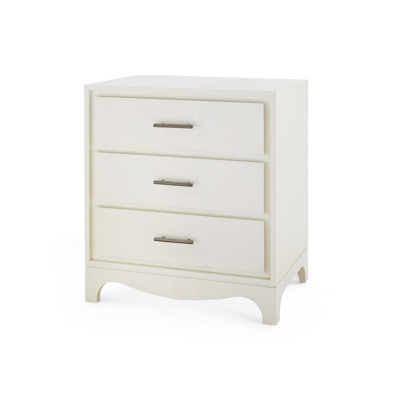 Barrett 3-Drawer Side Table, Sand White | Barrett Collection | Villa & House