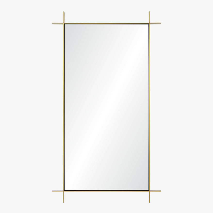 Brushed Brass Mirror
