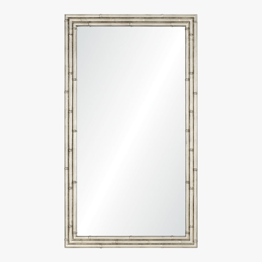 Distressed Silver Leaf Mirror