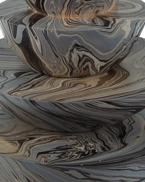 Marbleized Stacking Box Set of 3