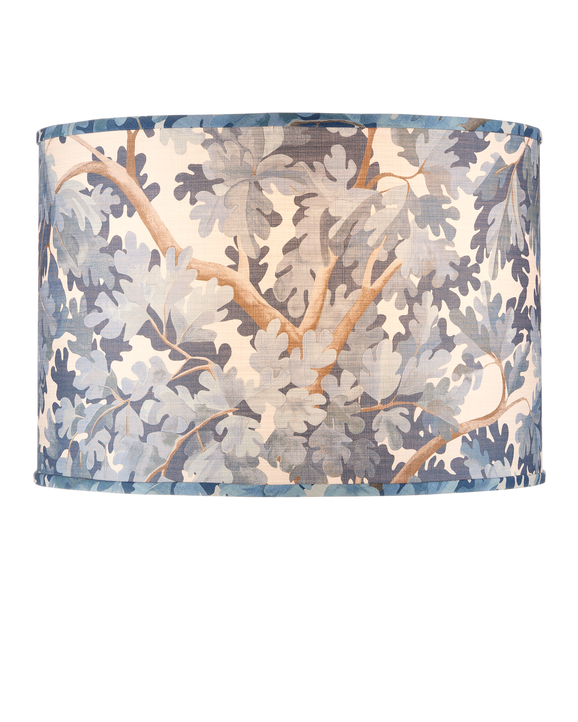 Woodland Blue Drum Lamp Shade