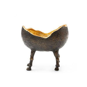 Belmont Bowl, Bronze and Gold Leaf | Belmont Collection | Villa & House