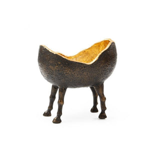 Belmont Bowl, Bronze and Gold Leaf | Belmont Collection | Villa & House