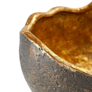 Belmont Bowl, Bronze and Gold Leaf | Belmont Collection | Villa & House