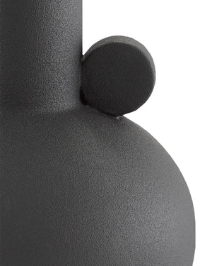 Happy 40 Round Black Vase