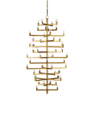 Andre Grande Brass Chandelier