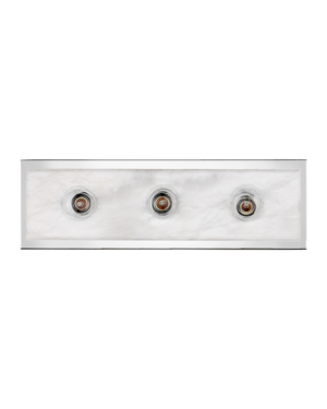 Berdine Medium Nickel Bath Wall Sconce