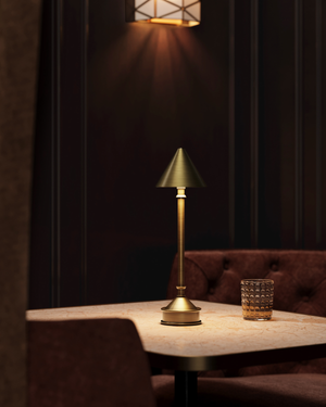 Traipse Brass Cordless Table Lamp
