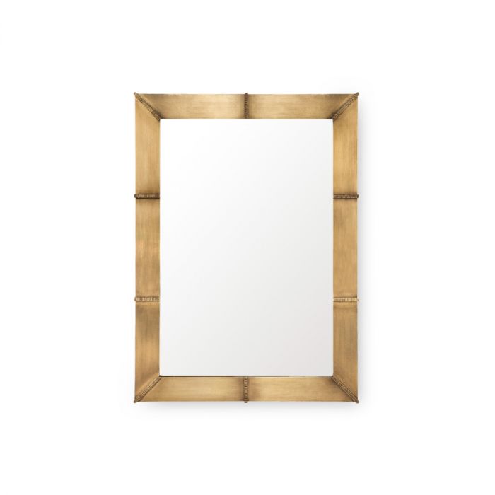 Brea Large Mirror, Antique Brass | Brea Collection | Villa & House