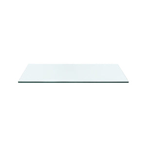 Large Rectangular Coffee Table Glass Top - Clear | Bethany Collection | Villa & House