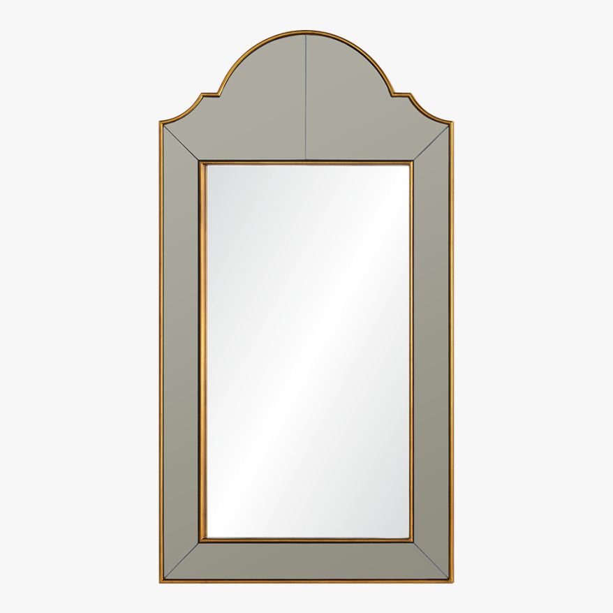 Gold Speckle & Grey Mirror Framed Mirror