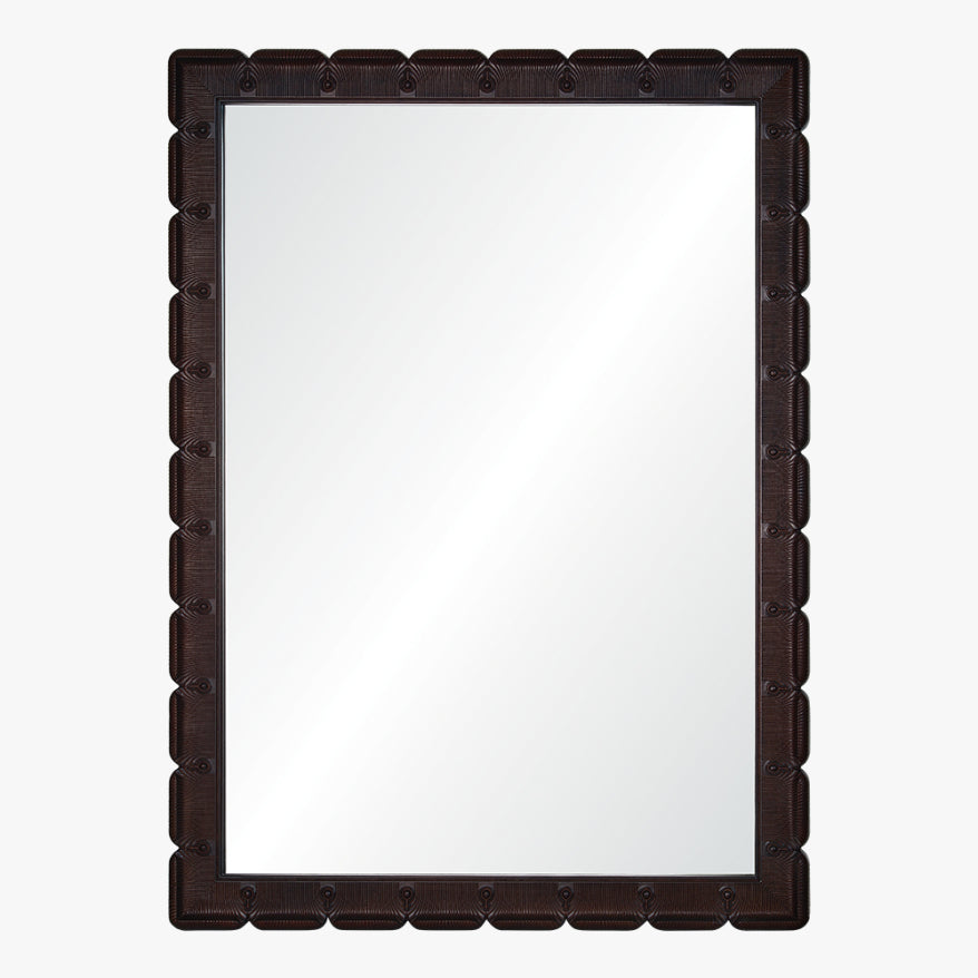 Dark Mahogany Mirror