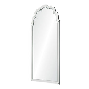 Hand-carved Framed Black Satin Mirror