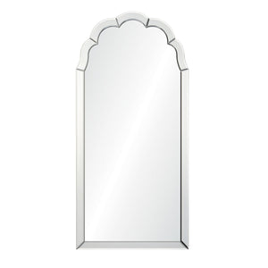 Hand-carved Framed Black Satin Mirror