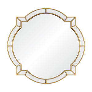 Queen Anne Beveled Antique Mirror
