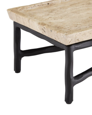 Boyles Elongated Travertine Tray
