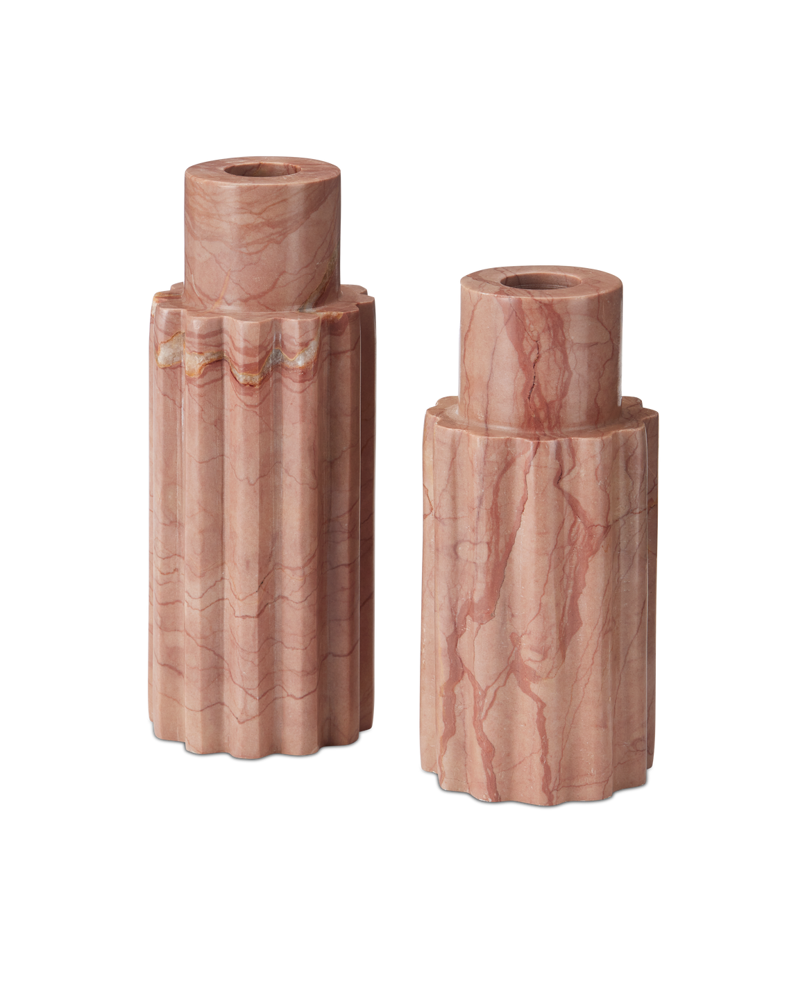 Penrose Pink Candle Holder Set of 2