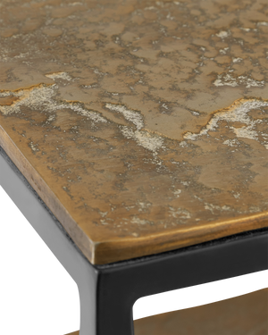 Lathi Brass Console Table