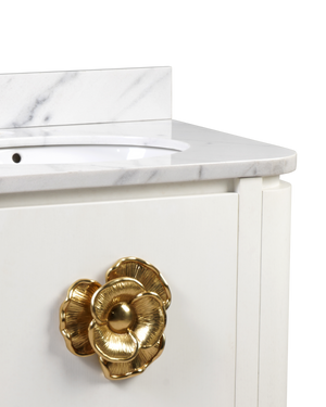 Briallen 30" White Vanity with Oval Undermount Sink