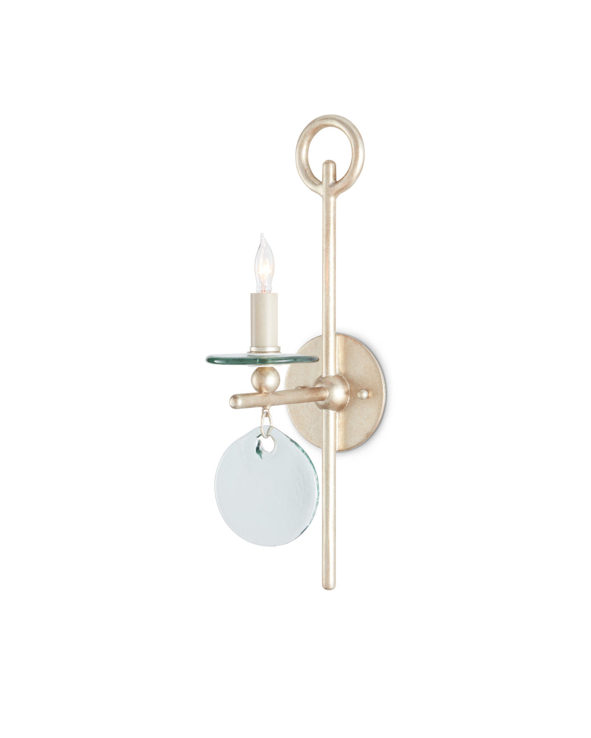 Sethos Silver Wall Sconce