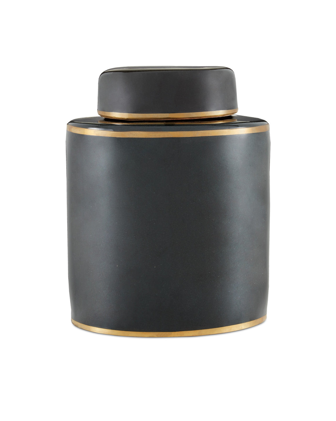 Dark Green Small Tea Canister
