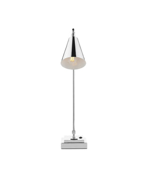 Symmetry Nickel Double Desk Lamp