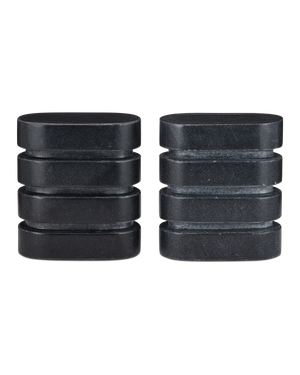 Bheslana Marble Black Object Set of 2