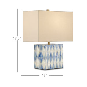 Nadene Blue & White Table Lamp