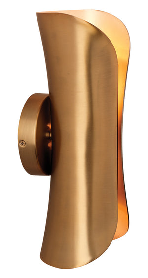 Two-Tone Capsule Wall Sconce – Brass & Champagne